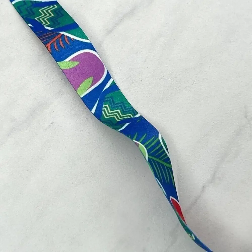 Colorful Flip Flop ID Badge Holder Lanyard Necklace